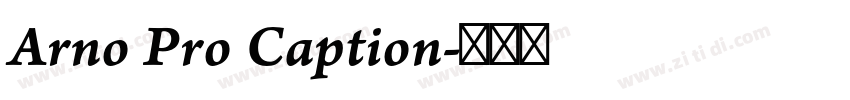 Arno Pro Caption字体转换